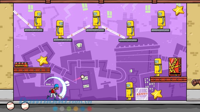 Nhiều chướng ngại vật trên bàn chơi