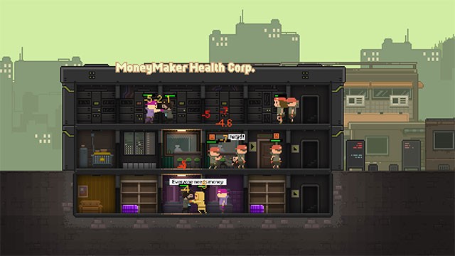 Liên tục mở rộng và phát triển kinh doanh để kiếm được nhiều tiền hơn trong Basement game