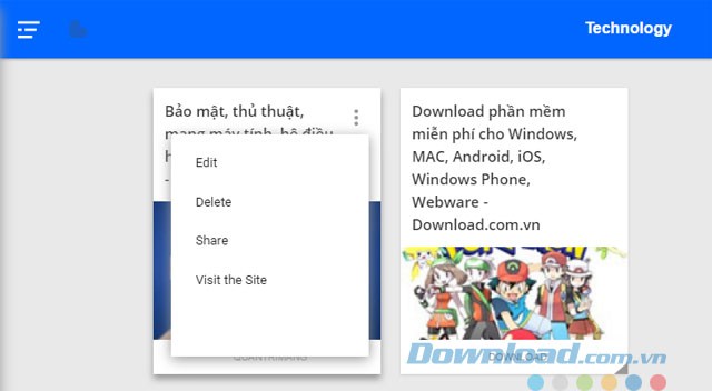 Thao tác với đánh dấu đã lưu