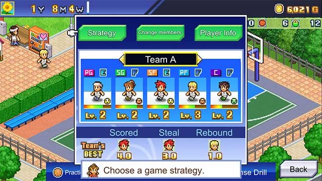 Bạn có thể hoán đổi các cầu thủ giữa trận khi cảm thấy phù hợp