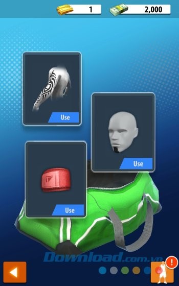 Basketball Stars gồm rất nhiều item để thay đổi diện mạo cho nhân vật