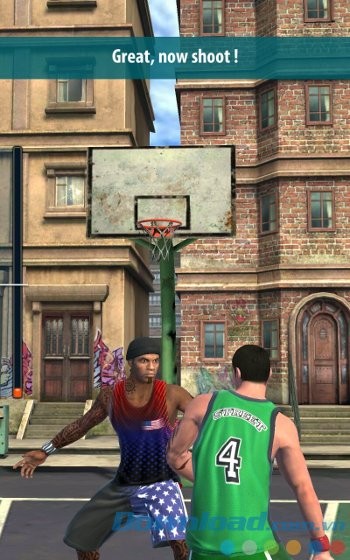 Chế độ Attack - Defender trong game Basketball Stars