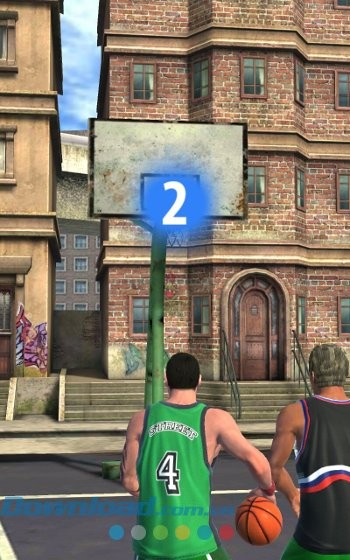 Chế độ Shooting Race trong game Basketball Stars