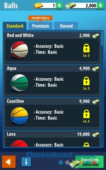 Cửa hàng game Basketball Stars