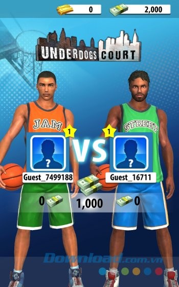 Cơ chế ghép cặp trong game Basketball Stars