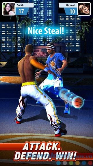 Điều khiển vận động viên bóng rổ