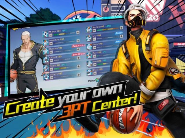 Thành lập một đội bóng rổ mạnh mẽ của bạn trong game Basketrio