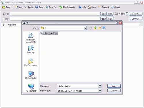 Batch Excel To HTML Converter
