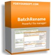BatchRename Free 4.51 - Phần mềm đổi tên hàng loạt file