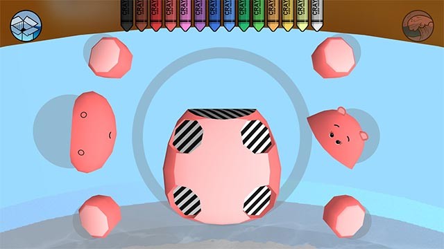 Lắp ráp đồ chơi và tô màu tùy ý