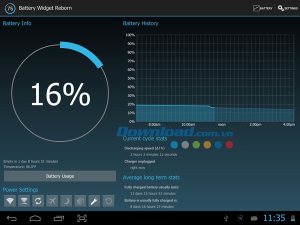 Battery Widget Reborn for Android