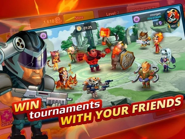 Chiến thắng các giải đấu cùng với bạn bè