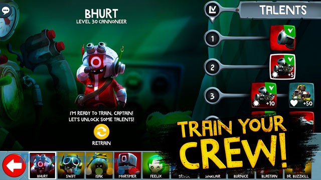 Hệ thống nâng cấp đơn vị trong game Battle Bay