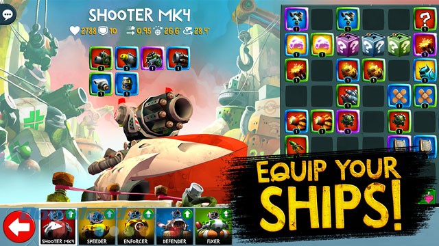 Nâng cấp tàu trong game Battle Bay