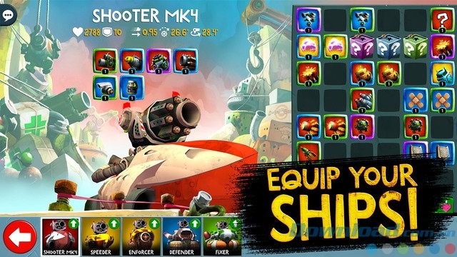 Tận dụng vũ khí, trang bị