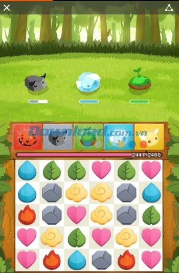 Giao diện chiến đấu của game Battle Camp cho Android