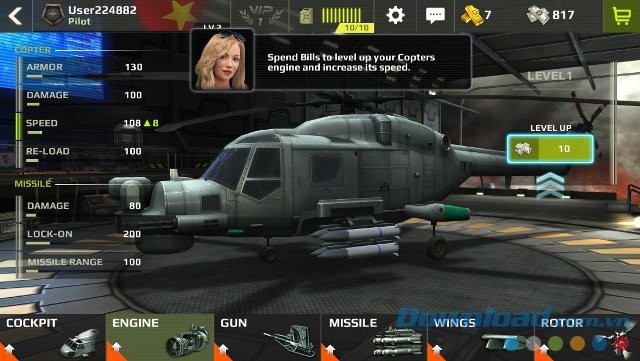 Hệ thống nâng cấp đa dạng