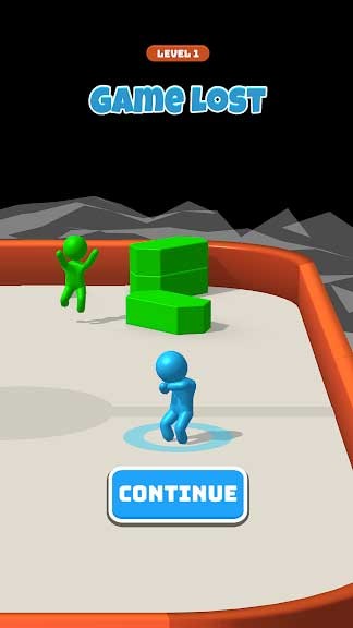 Thất bại khi các khối của bạn bị phá hết