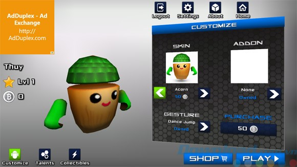 Tùy chỉnh rô bốt