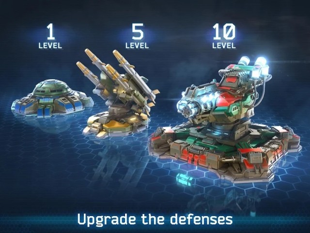 Nâng cấp vũ khí phòng thủ