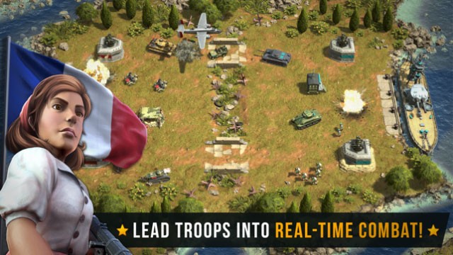 Dẫn dắt quân đội vào các trận chiến thời gian thực trong game Battle Islands: Commanders