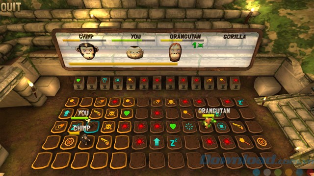Giao diện game Battle Monkeys