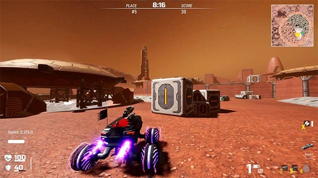 Tùy chỉnh xe đua và tham gia các trận ghép cặp với game thủ thực hoặc bot AI