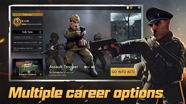 Nhiều lựa chọn vai trò khác nhau mang đến trải nghiệm thú vị