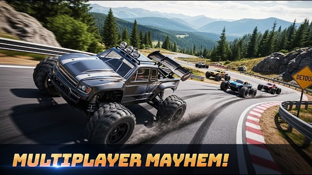 Đua xe chiến đấu PvP thời gian thực, đối đầu trực tiếp với người chơi toàn cầu