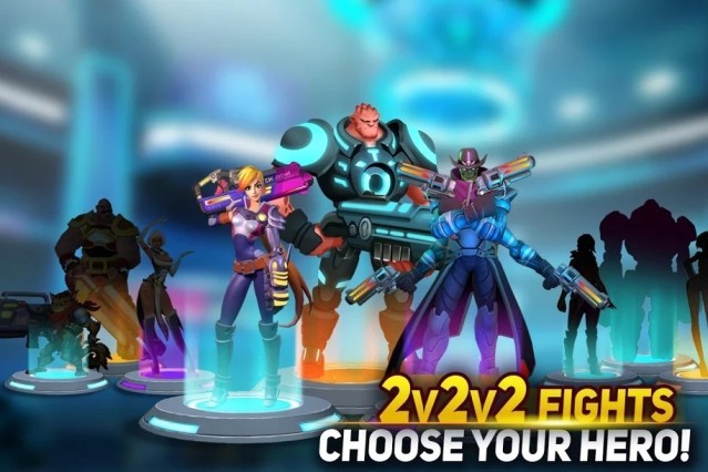 Chọn anh hùng của bạn, chiến đấu 2v2v2