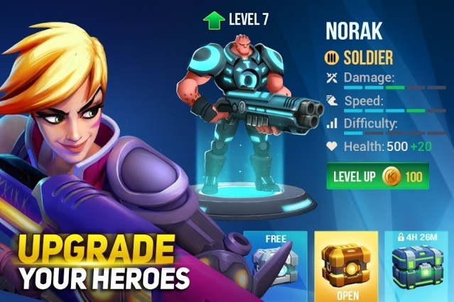 Nâng cấp các anh hùng