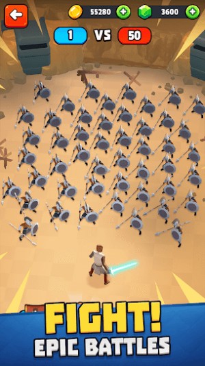 Battle Simulator cho bạn tham gia trong các trận chiến hoành tráng