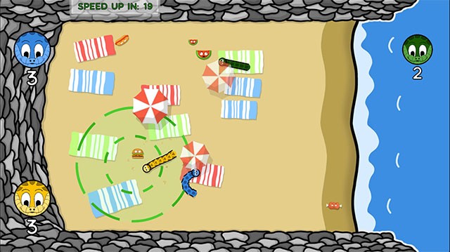 Khám phá những bản đồ độc đáo trong Battle Snakes game