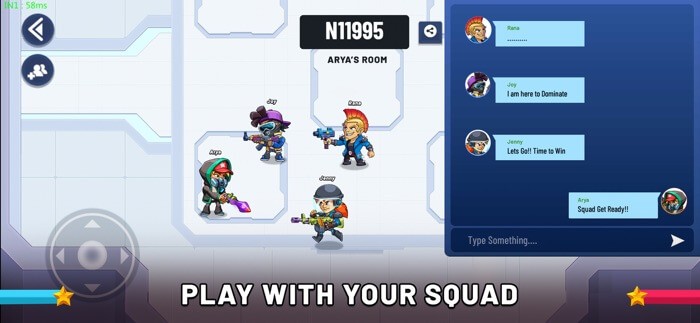 Phối hợp với tổ đội của bạn và vạch chiến lược khôn ngoan để giành chiến thắng