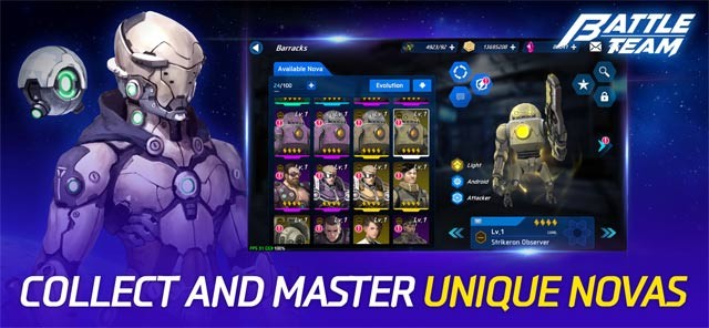 Thu thập và làm chủ kỹ năng của các anh hùng Nova