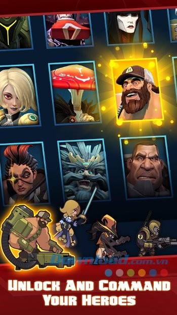 Chiêu mộ thật nhiều anh hùng Battleborn