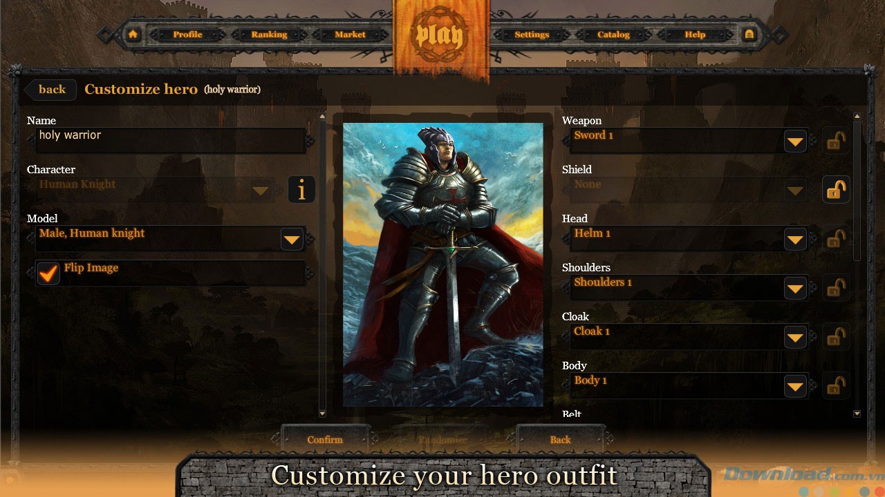 Thay đổi diện mạo nhân vật