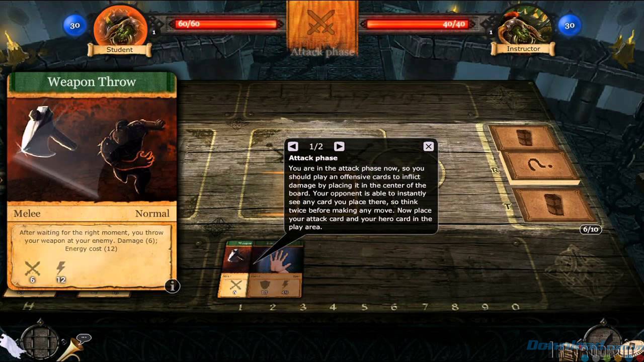 Tung vũ khí trong lượt của mình