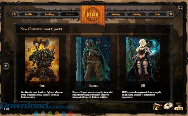 3 lớp nhân vật trong game