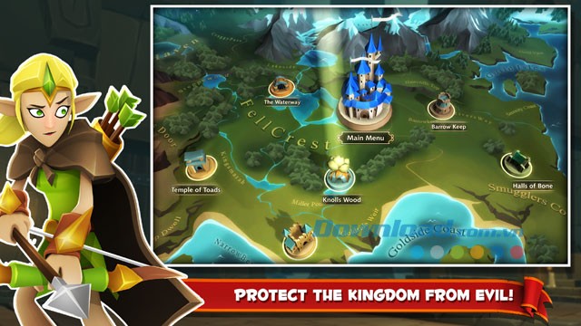 Bảo vệ vương quốc khỏi thế lực độc ác