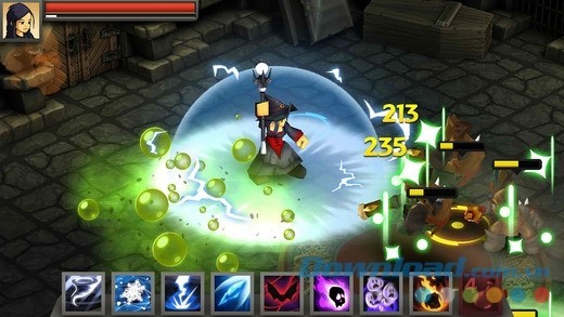 Battleheart Legacy cho iOS sở hữu hiệu ứng chiến đấu phong phú