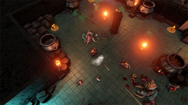 Mục tiêu của anh hùng Lou là giải cứu địa ngục và ma nữ nóng bỏng từ tay ác quỷ