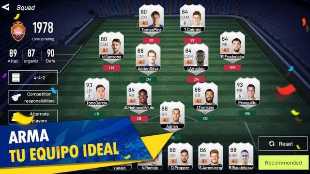 Sắp xếp đội hình của bạn