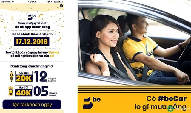 Khuyến mại của Be