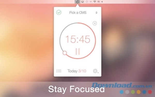 Be Focused Pro cho Mac giúp người dùng tăng sự tập trung