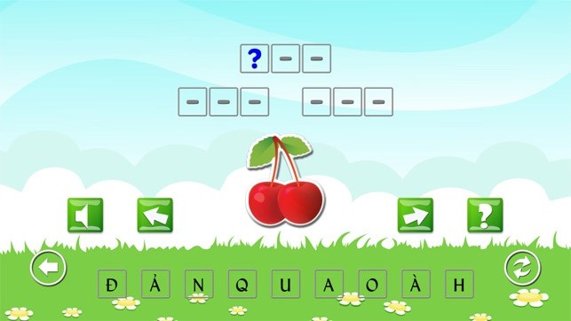 Bé học ghép chữ, tìm từ