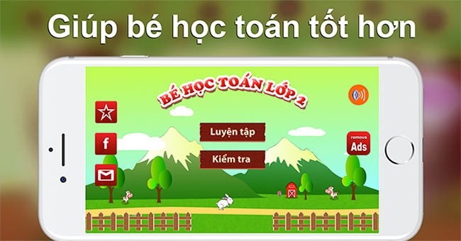 Bé học Toán lớp 2 cho iOS