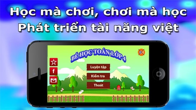 Bé học Toán lớp 4 cho iOS