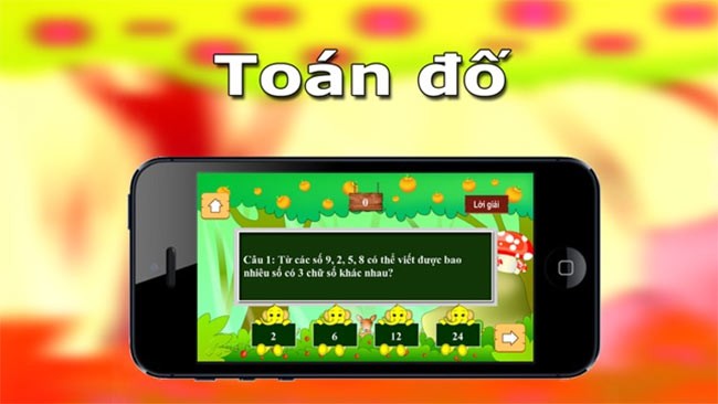 Bé học Toán lớp 4 cho iOS