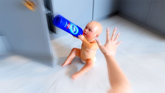 Mẹ cần có phản xạ nhanh nhạy để xử lý các tình huống có thể xảy ra với bé